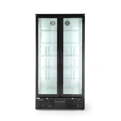 Dvoudveřová chladnička do baru, Arktic, 384L, Černá, 230V/365W, 900x530x(H)1820mm | 233931